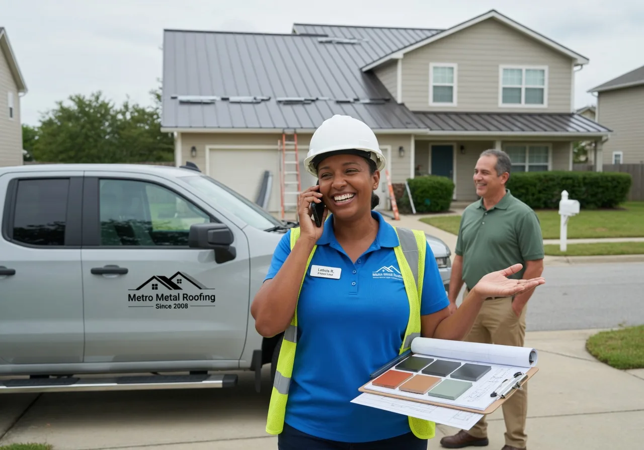Storm Damage Metal Roof Repair in St Louis Park, MN